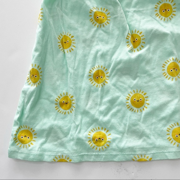 Old Navy Teal Sunshine Face Strapless Dress - Picture 3 of 5